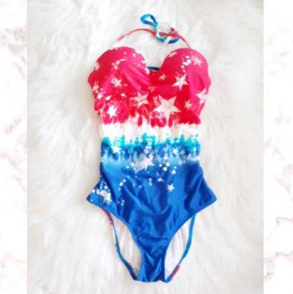 OP Other - NWT American Flag Swimsuit